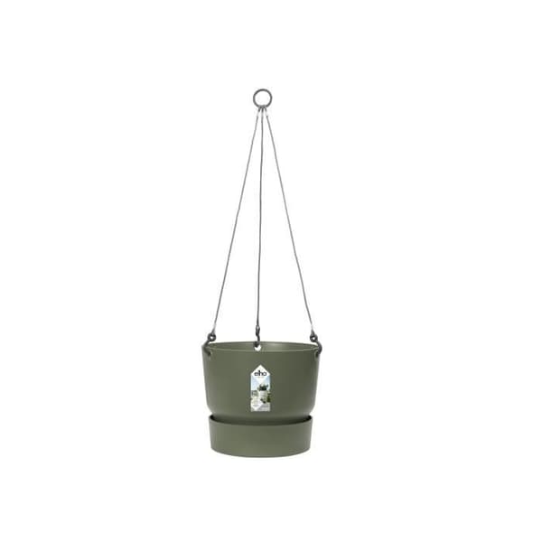 ELHO Greenville 24 hängande blomkruka - Utomhus - Ø 23,9 x H 20,3 cm - Lövgrön