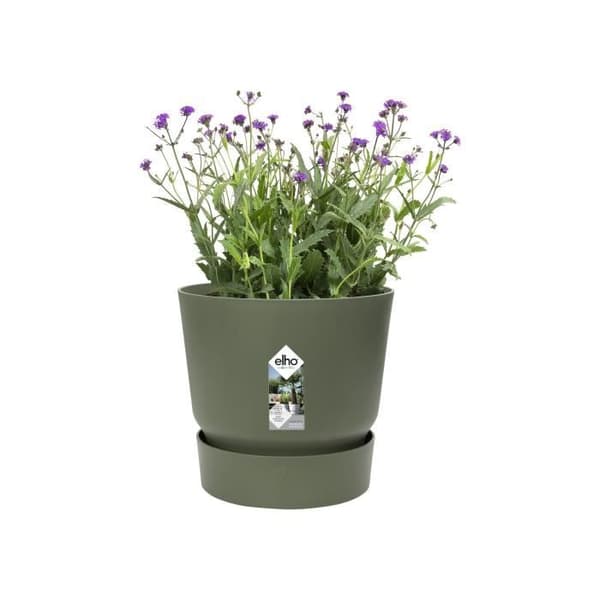 ELHO Greenville 47 rund blomkruka - Utanför - Ø 47 x H 44,1 cm - Lövgrön