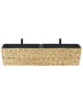 Miniatyrbild 1 av 7: Blomlåda Beige Vattenhyacint Rektangulär 80 x 20 cm Vävd Med dräneringshål
