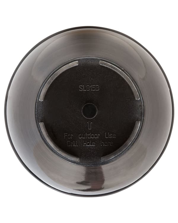 Plantekrukke Plantevogn Solid brun stenblanding Polyresin Højglans udendørs modstandsdygtighed Rund ø 44 cm