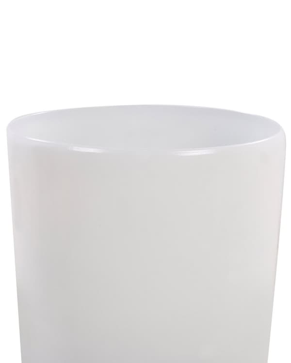 Urtepotte guld sten blanding med olefin og polyresin 32 x 32 x 58 cm rund form inde- og Udendørsbrug modstandsdygtig i alt vejr