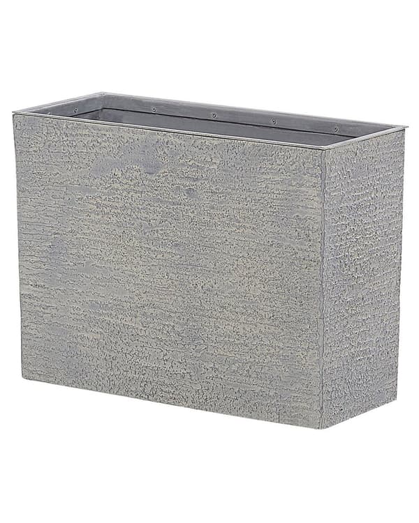 Kruka Grå Sten 25 x 60 x 45 cm Rektangulär kruka Inomhus Utomhus