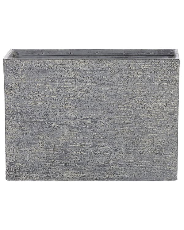 Kruka Grå Sten 34 x 80 x 56 cm Rektangulär kruka Inomhus Utomhus