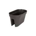 Miniatyrbild 2 av 3: ARTEVASI Planter för balkong Capri - 30 x 60 x H 30 cm - 26,8 L - Antracitgrå