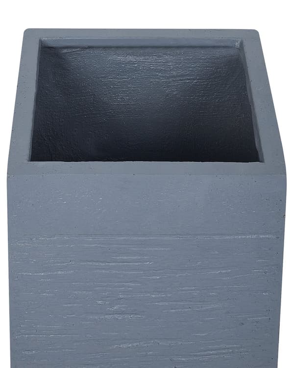 Blomkruka Grå Lera 26 x 26 x 60 cm UV-resistent