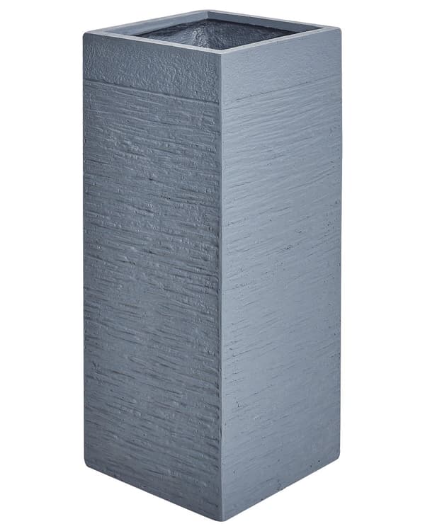 Blomkruka Grå Lera 26 x 26 x 60 cm UV-resistent