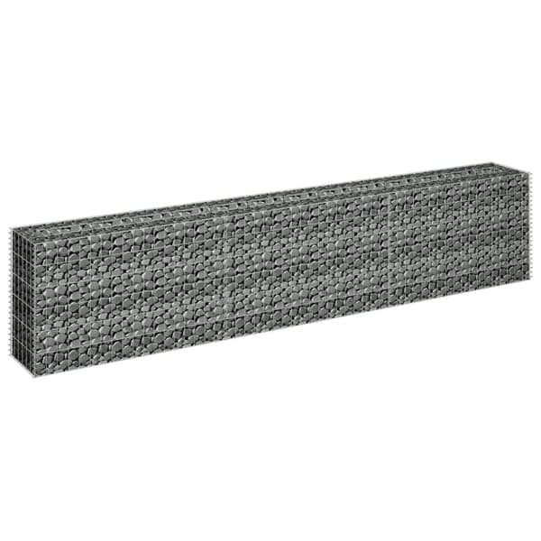 vidaXL Gabion høybed galvanisert stål 270x30x60 cm