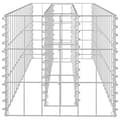 Miniatyrbild 5 av 7: vidaXL Planteringsgabion upphöjd galvaniserat stål 90x30x30 cm