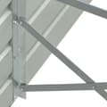 Miniatyrbillede 5 af 6: vidaXL forhøjet plantekasse 480x80x45 cm galvaniseret stål brun