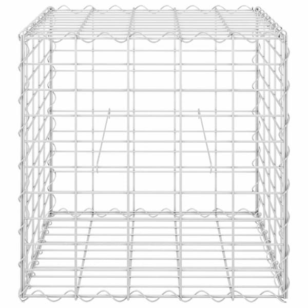 vidaXL Gabion høybed kubeformet ståltråd 50x50x50 cm