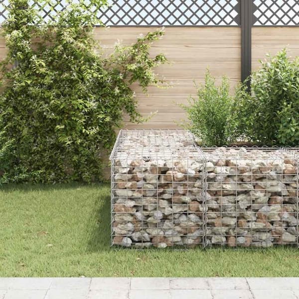 vidaXL Gabion høybed kubeformet ståltråd 60x60x60 cm