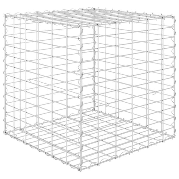 vidaXL Gabion høybed kubeformet ståltråd 60x60x60 cm