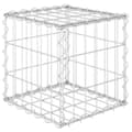 Miniatyrbild 2 av 5: vidaXL Planteringsgabion upphöjd stål 30x30x30 cm