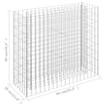 Miniatyrbillede 7 af 7: vidaXL gabion-højbed 90x30x90 cm galvaniseret stål
