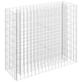 Miniatyrbillede 2 af 7: vidaXL gabion-højbed 90x30x90 cm galvaniseret stål