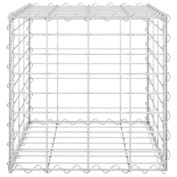 vidaXL gabion-plantekasse 40x40x40 cm kubeformet stål