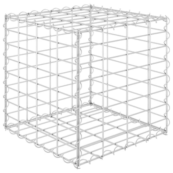 vidaXL gabion-plantekasse 40x40x40 cm kubeformet stål