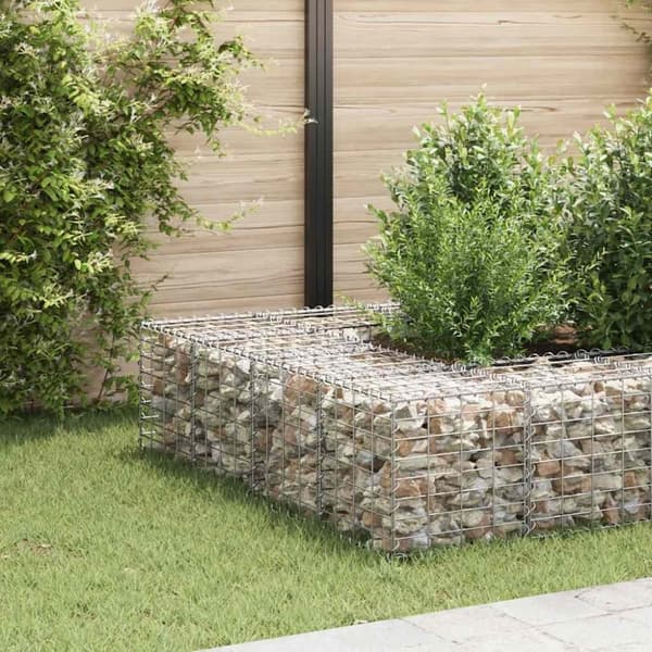 vidaXL gabion-plantekasse 40x40x40 cm kubeformet stål