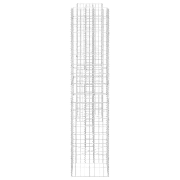 vidaXL Gabion plantekasse H-formet ståltråd 260x40x180 cm