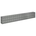 Miniatyrbilde 3 av 7: vidaXL Gabion høybed galvanisert stål 360x30x60 cm