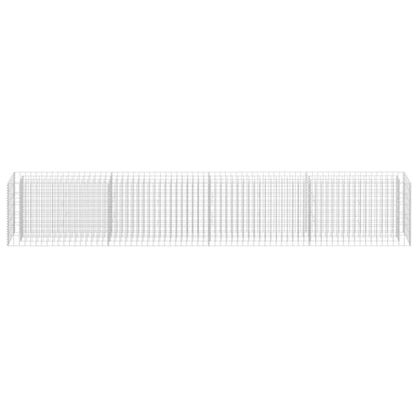 vidaXL Gabion høybed galvanisert stål 360x30x60 cm