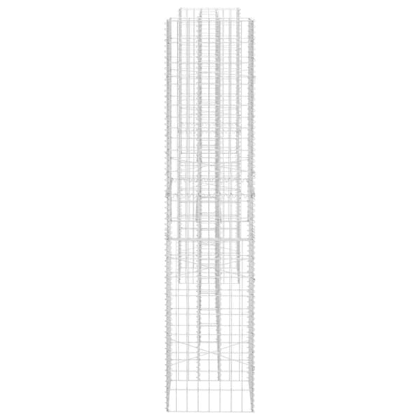 vidaXL Gabion plantekasse H-formet ståltråd 260x40x200 cm