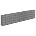 Miniatyrbilde 3 av 7: vidaXL Gabion høybed galvanisert stål 360x30x90 cm