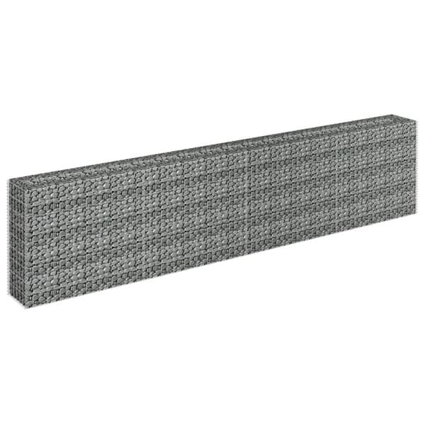 vidaXL Gabion høybed galvanisert stål 360x30x90 cm