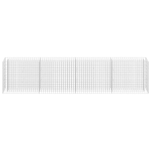 vidaXL Gabion høybed galvanisert stål 360x30x90 cm