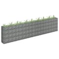 Miniatyrbilde 1 av 7: vidaXL Gabion høybed galvanisert stål 360x30x90 cm