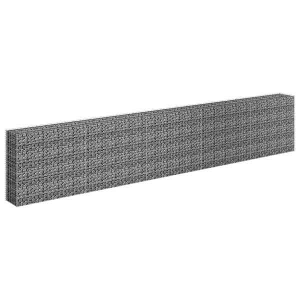 vidaXL Gabion høybed galvanisert stål 450x30x90 cm