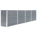 Miniatyrbillede 6 af 6: vidaXL hævet havebed 320 x 40 x 77 cm galvaniseret stål grå