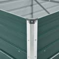 Miniatyrbilde 4 av 7: vidaXL Høybed galvanisert stål 480x80x77 cm grønn