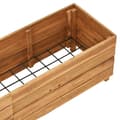 Miniatyrbillede 5 af 11: vidaXL plantekasse 150x40x38 cm massivt teaktræ og stål