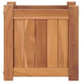 Pikkukuva 2 / 8: vidaXL Korotettu kukkalaatikko 30x30x30 cm täysi tiikki