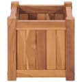 Miniatyrbilde 3 av 8: vidaXL Høybed 30x30x30 cm heltre teak