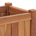 Miniatyrbilde 6 av 8: vidaXL Høybed 30x30x30 cm heltre teak