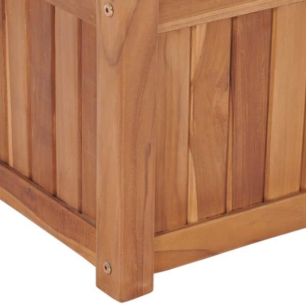 vidaXL Høybed 30x30x30 cm heltre teak
