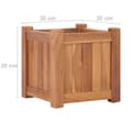 Miniatyrbilde 8 av 8: vidaXL Høybed 30x30x30 cm heltre teak