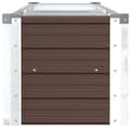 Miniatyrbilde 7 av 10: vidaXL Høybed galvanisert stål 320x40x45 cm brun