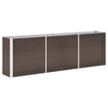 Miniatyrbilde 1 av 6: vidaXL Høybed galvanisert stål 240x40x77 cm brun