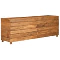 Miniatyrbillede 2 af 11: vidaXL højbed 150x40x55 cm massivt teaktræ og stål