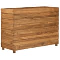Miniatyrbilde 5 av 11: vidaXL Høybed 100x40x72 cm resirkulert teak og stål