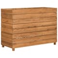 Miniatyrbilde 7 av 11: vidaXL Høybed 100x40x72 cm resirkulert teak og stål