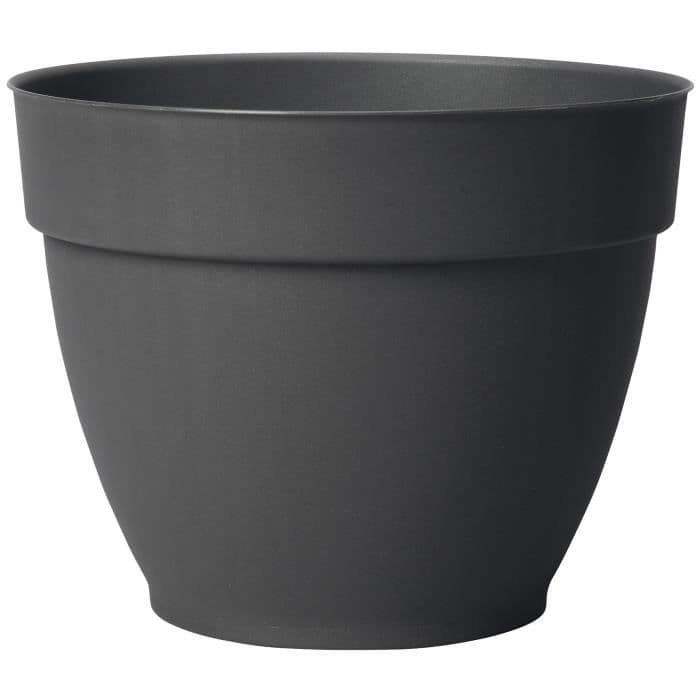 DEROMA Blomkruka med vattenreserv Ninfea R Antracit - 34 cm