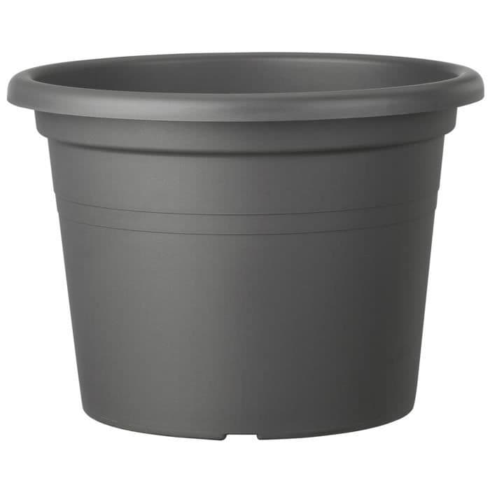 DEROMA Rund blomkruka dag R antracit - 50 cm