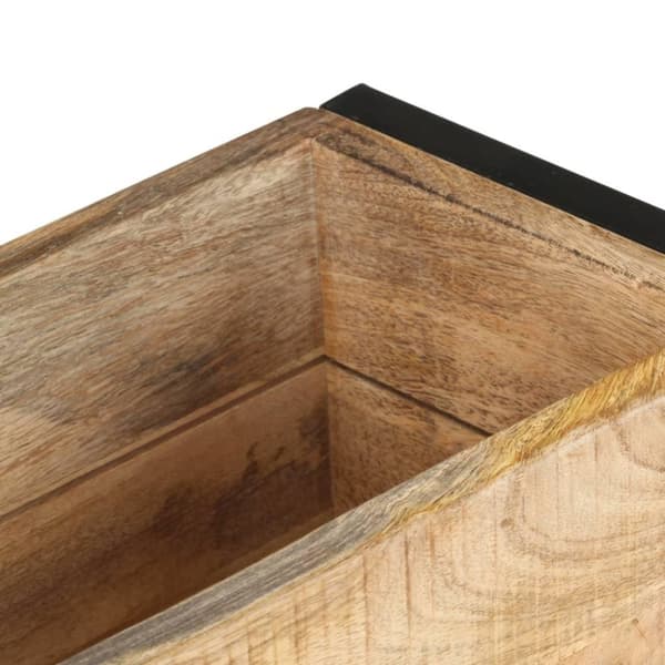 vidaXL Plantekasse 60x20x68 cm grov heltre mango