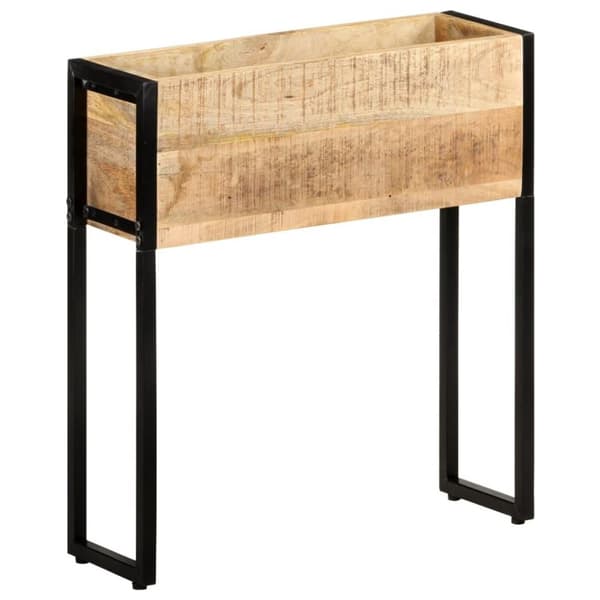 vidaXL Plantekasse 60x20x68 cm grov heltre mango