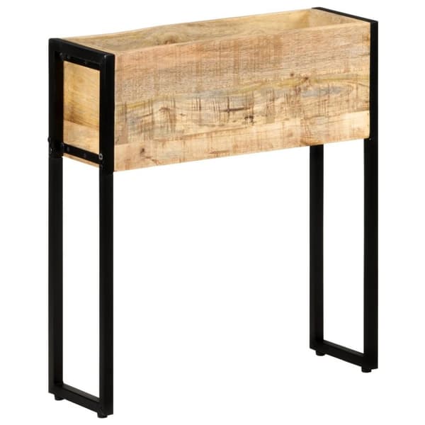 vidaXL Plantekasse 60x20x68 cm grov heltre mango