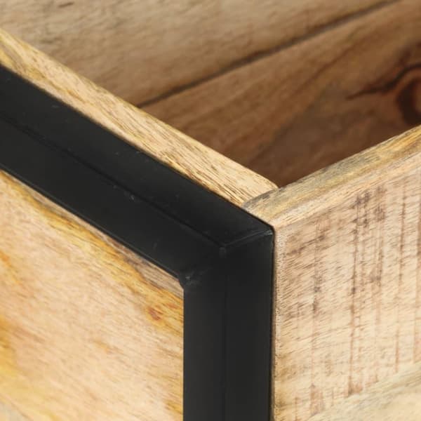 vidaXL Plantekasse 60x20x68 cm grov heltre mango